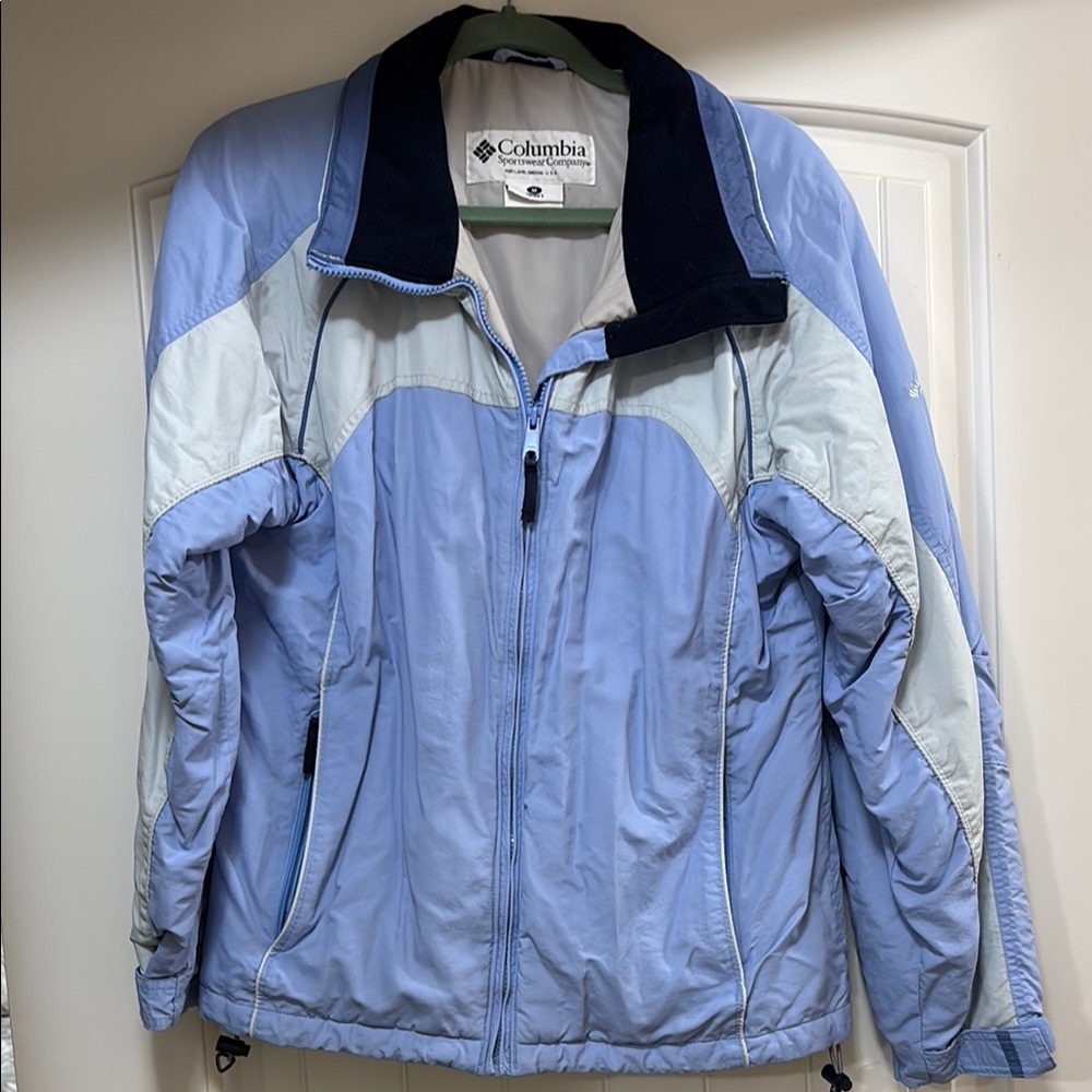Columbia Light Blue and Gray Jacket